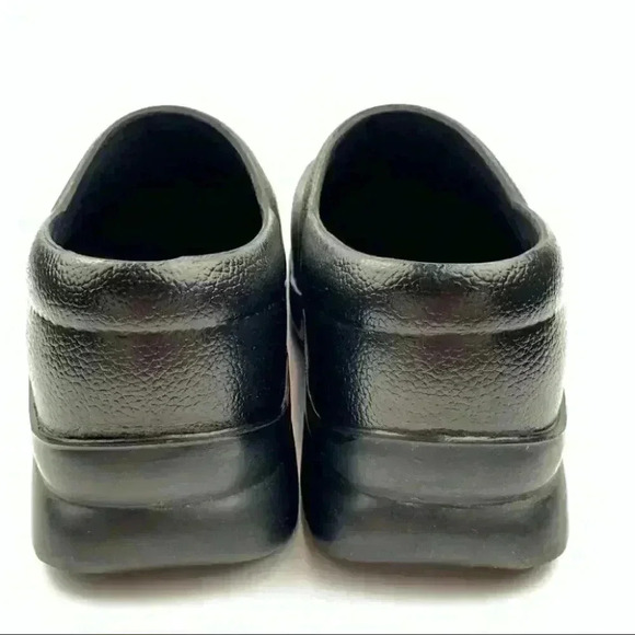 Klogs closed back clogs 9 black leather slip on - Picture 3 of 10